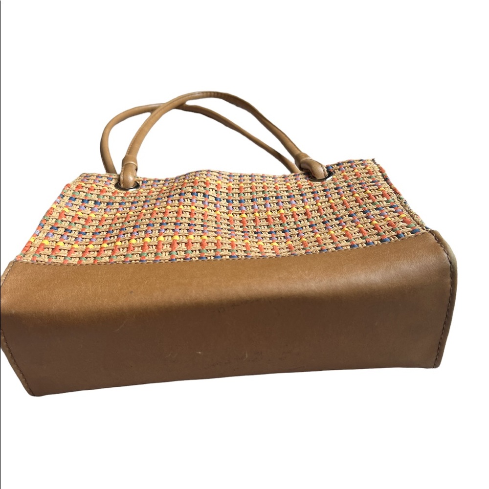 Sag Harbor Multi-Color Wicker/Straw Spring-Style Handbag - Picture 11 of 11